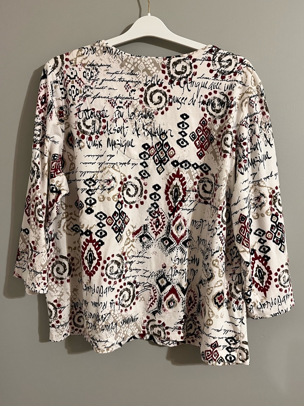 Ruby Rd. V-Neck Knit Top - Picture 2 of 8